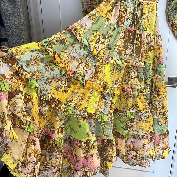 Matilde Pleat Shirtdress in Multi Alemais - Picture 7 of 9